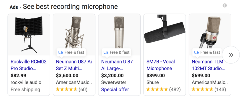 Best recording microphones for sale on Google