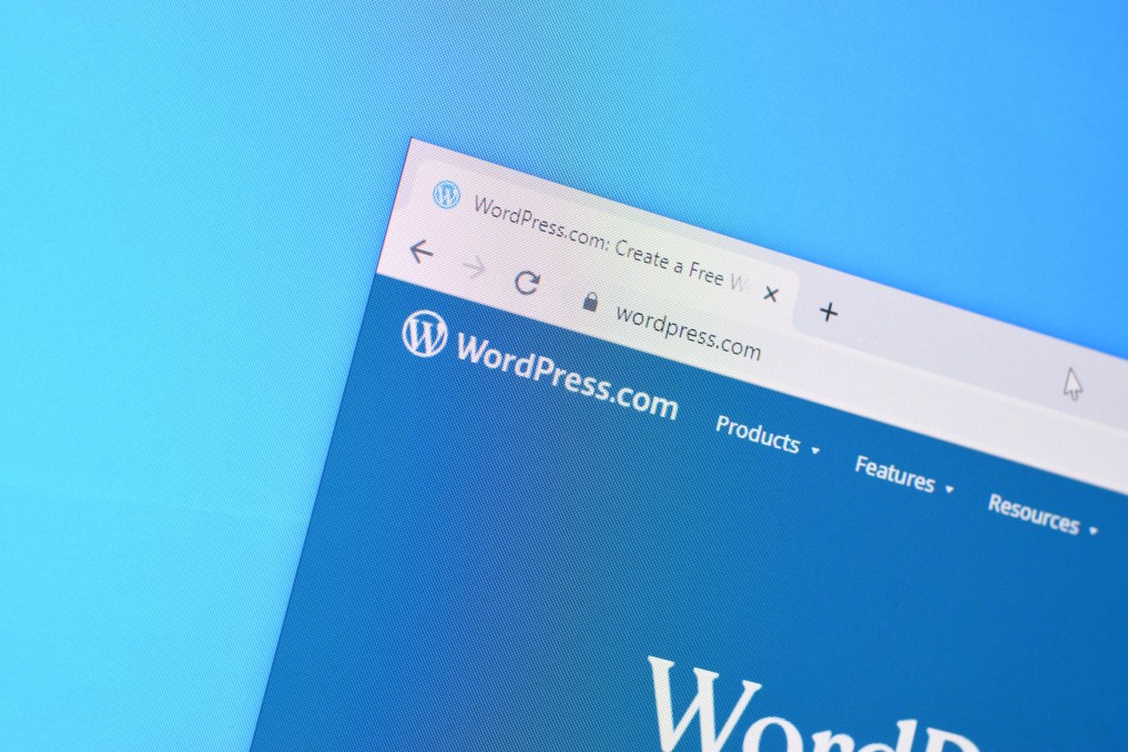 WordPress tab and URL